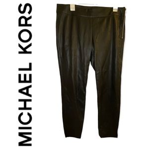 Michael Kors Vegan Leather Pants - NWT - Black